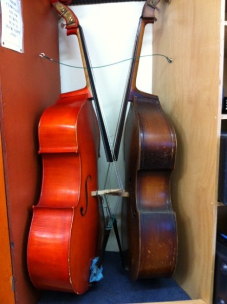 2 Double bass in a locker